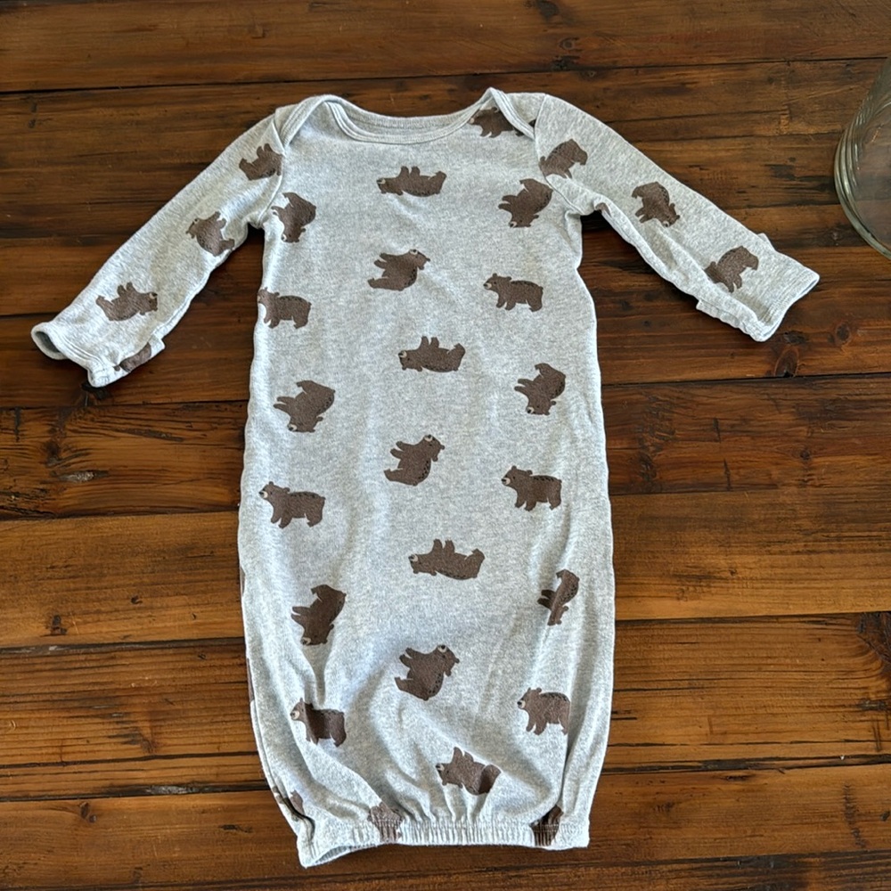 Grey bear gown